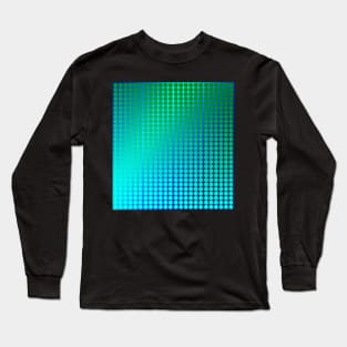 Dots green blue Long Sleeve T-Shirt